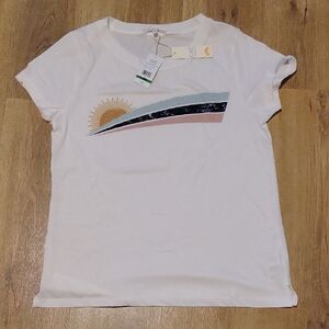 C&C California White Tee with Sun Graphic